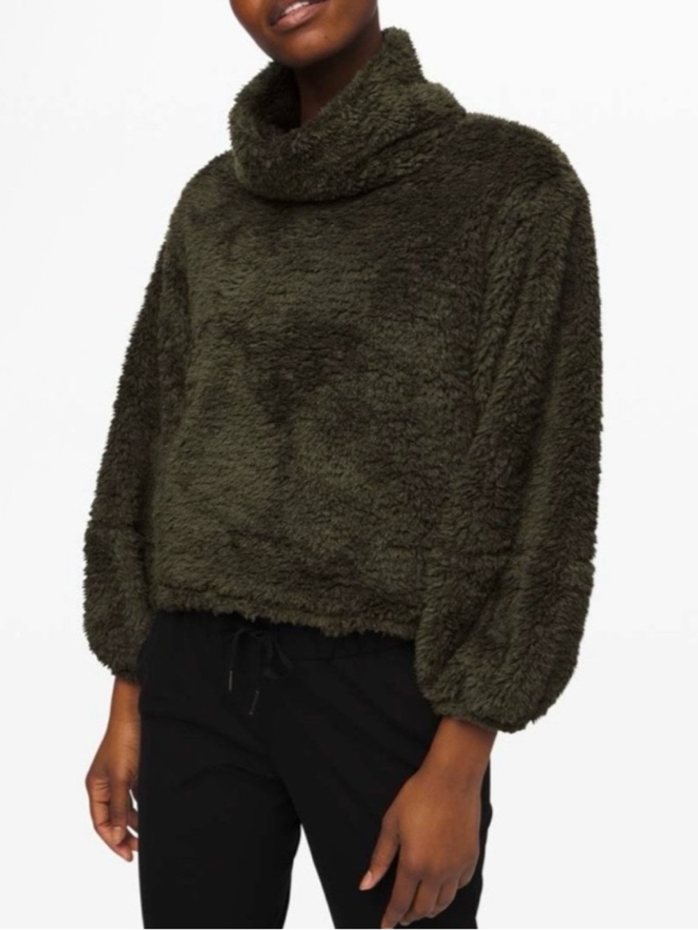 Lululemon Warmth Restore Sherpa Pullover
Dark Olive Size L/XL
